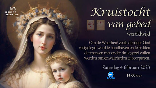 Wereldwijde Jezus-tot-de-mensheid kruistochtgebedssessie op 4 februari 2023 om 14.00 uur